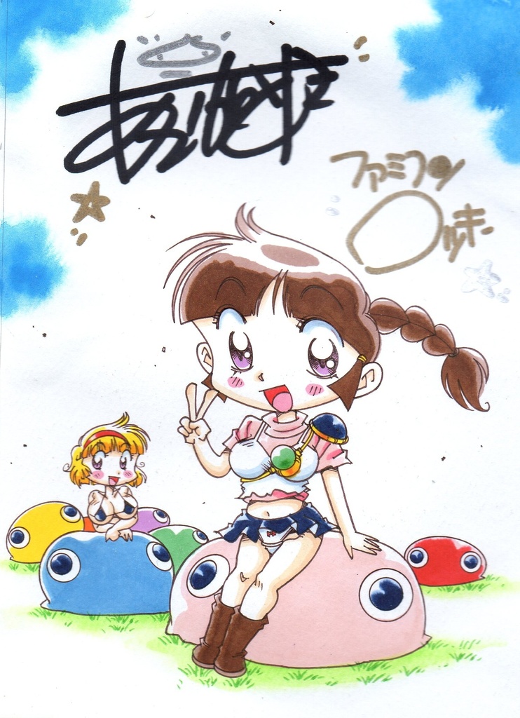 ミニカラーイラスト かおる&舞子