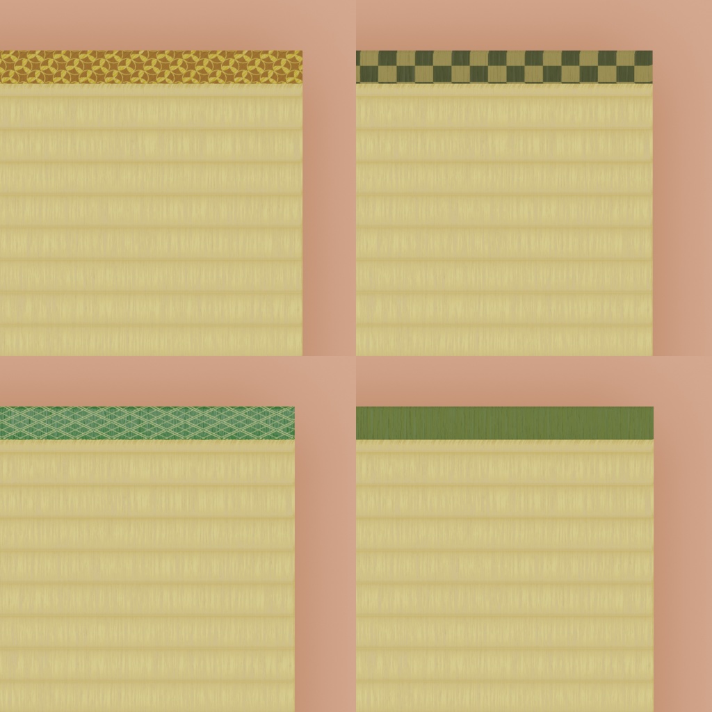 【VRChat World SDK3】家具 畳セット