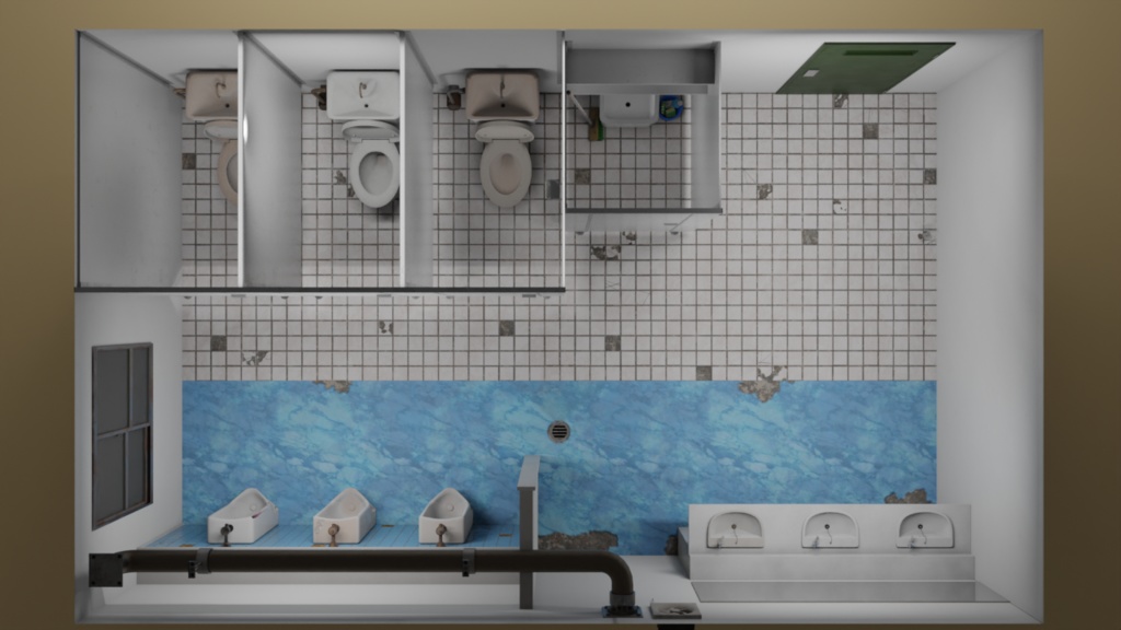 トイレアセット【・男子トイレ・女子トイレ・和式トイレ】