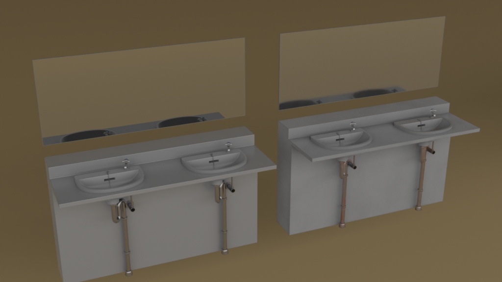 トイレアセット【・男子トイレ・女子トイレ・和式トイレ】