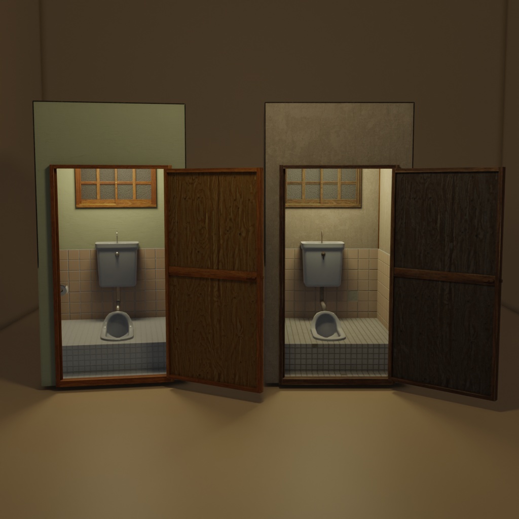 トイレアセット【・男子トイレ・女子トイレ・和式トイレ】