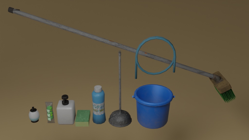 トイレアセット【・男子トイレ・女子トイレ・和式トイレ】