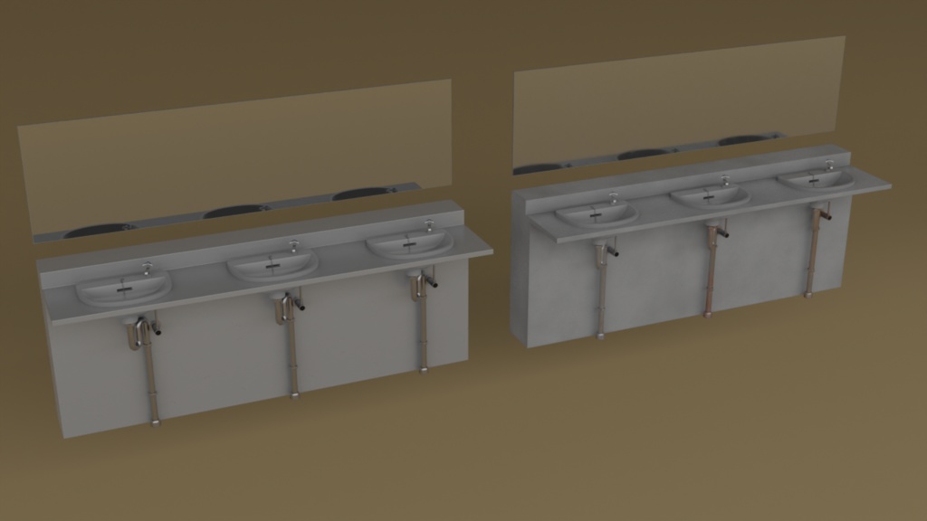 トイレアセット【・男子トイレ・女子トイレ・和式トイレ】