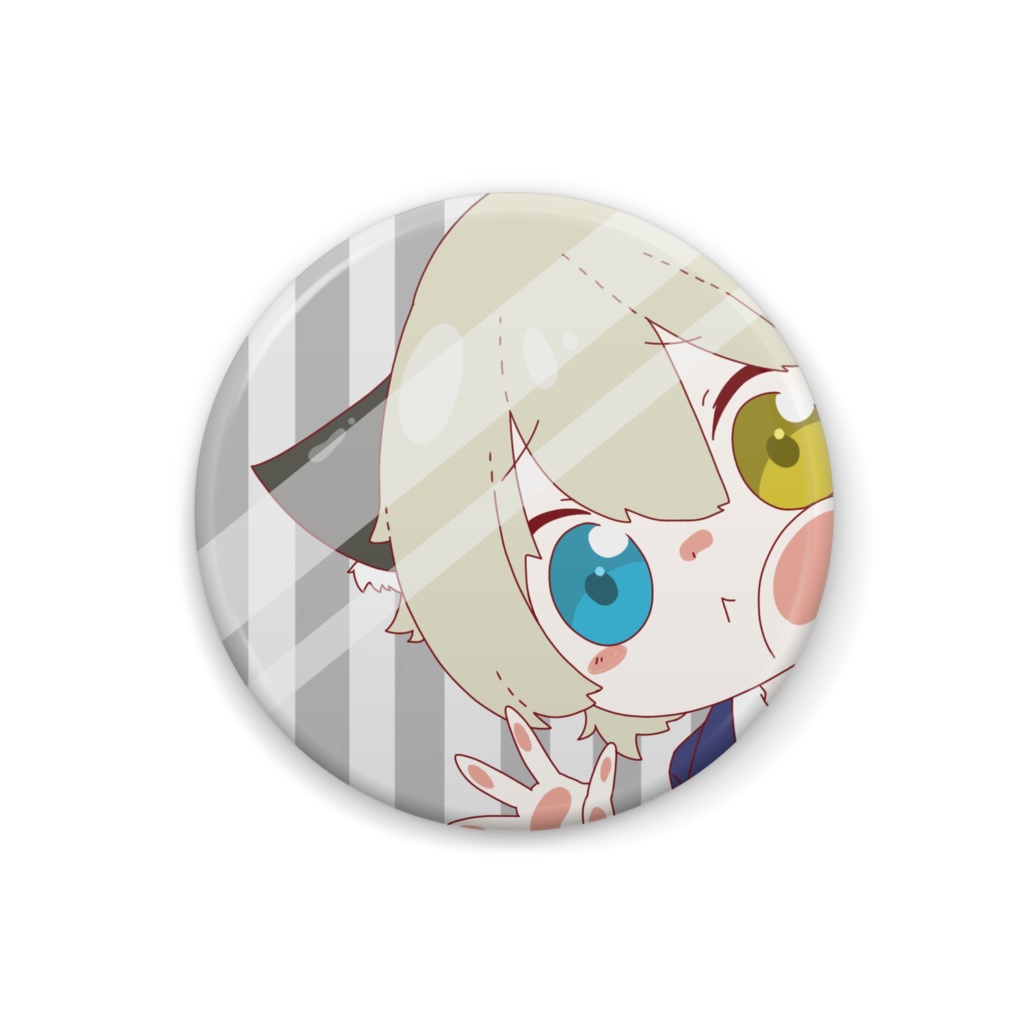 張り付き缶バッジ