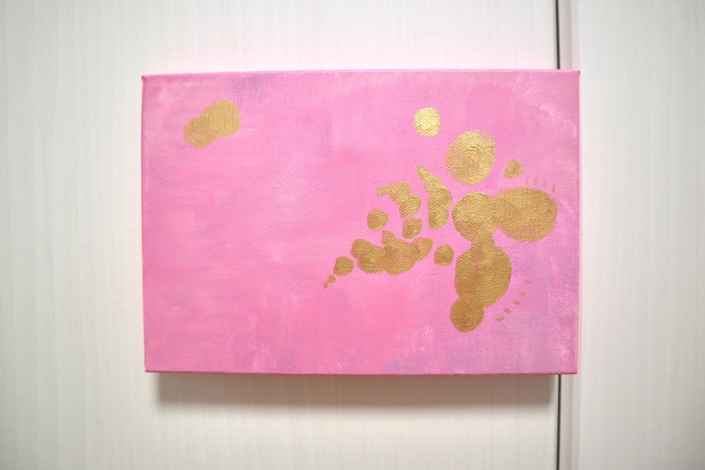 桃の空－金雲「交ざり」