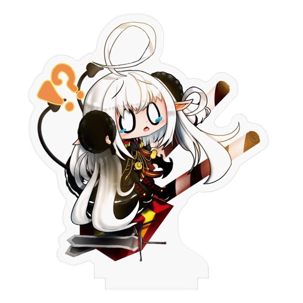 SD秋音ちゃんアクリルスタンド『角が?!』