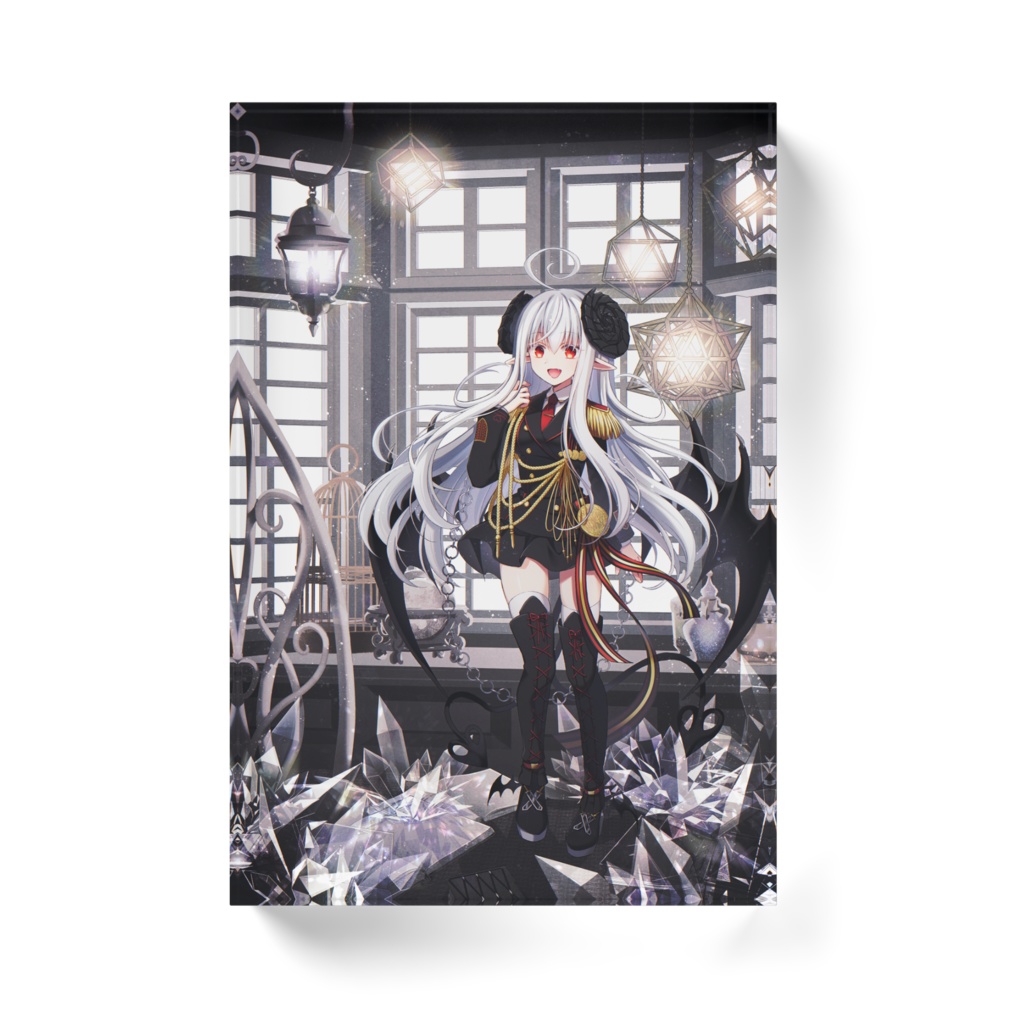 二周年記念『絵之月秋音』アクリルブロック