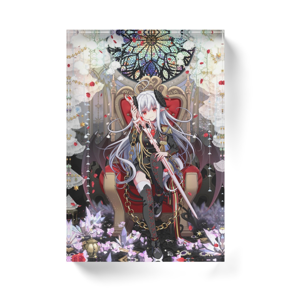 4周年記念アクリルブロック