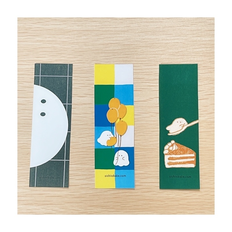 おいしいおばけ ブックカバー&しおり