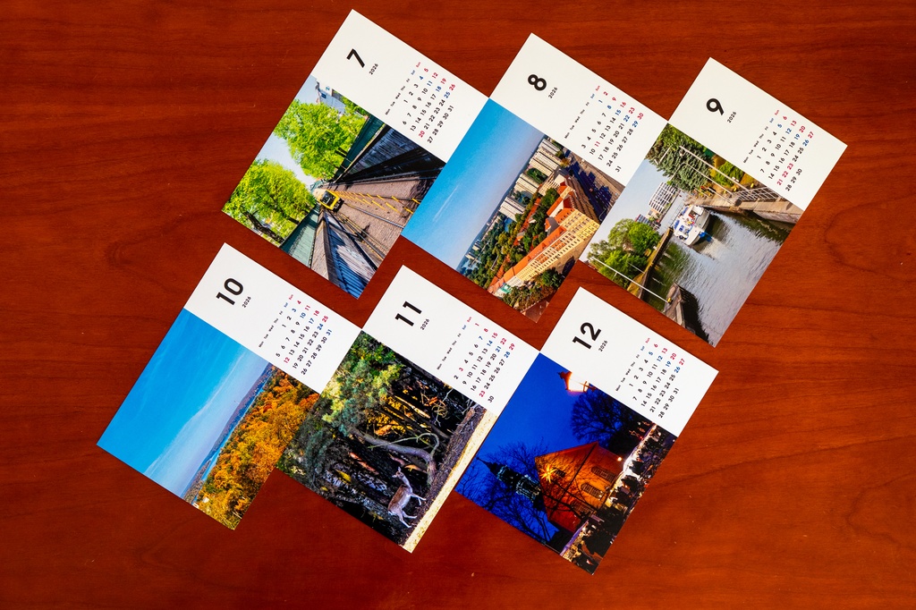 ドイツの四季卓上カレンダー2026