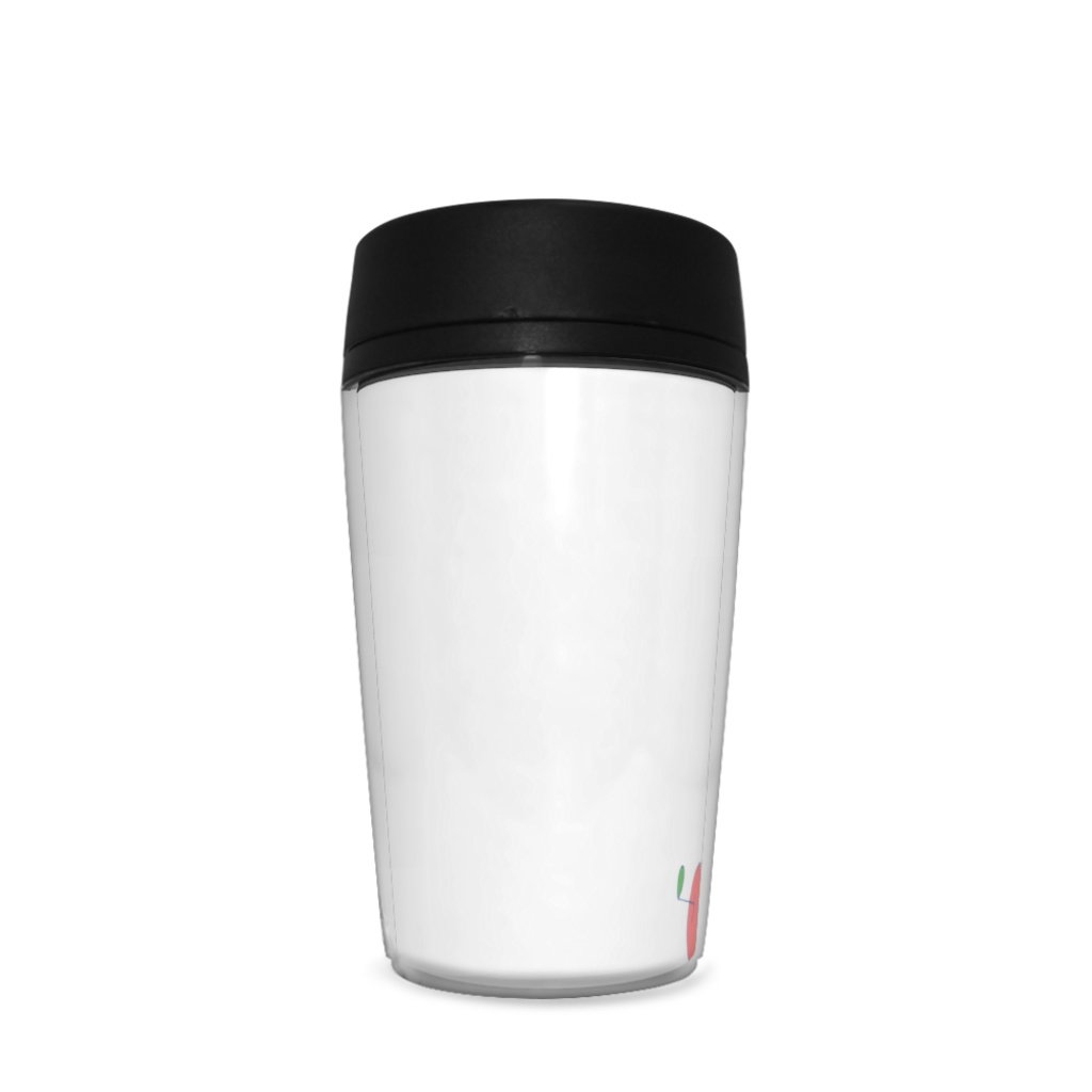 ゆるい男の子が転がったリンゴ追いかけてるタンブラー