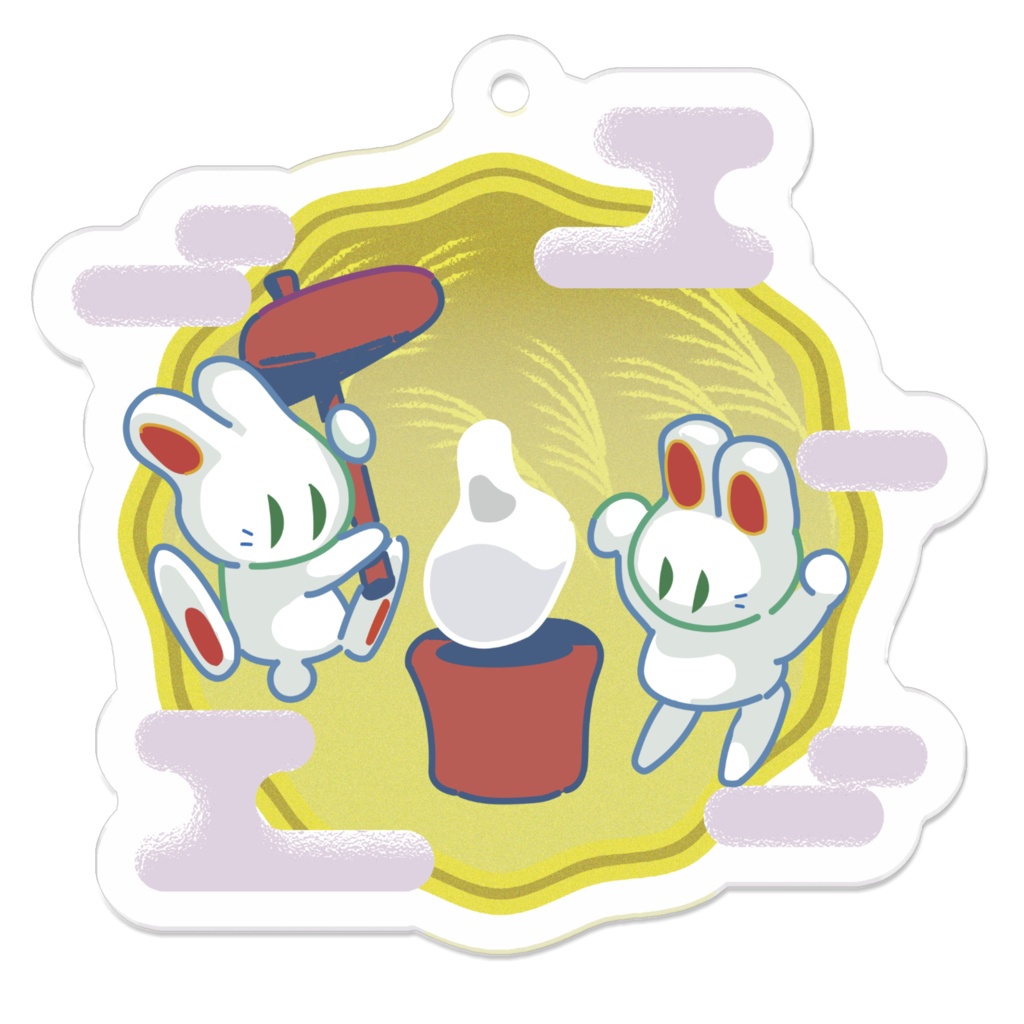 お月見キーホルダー