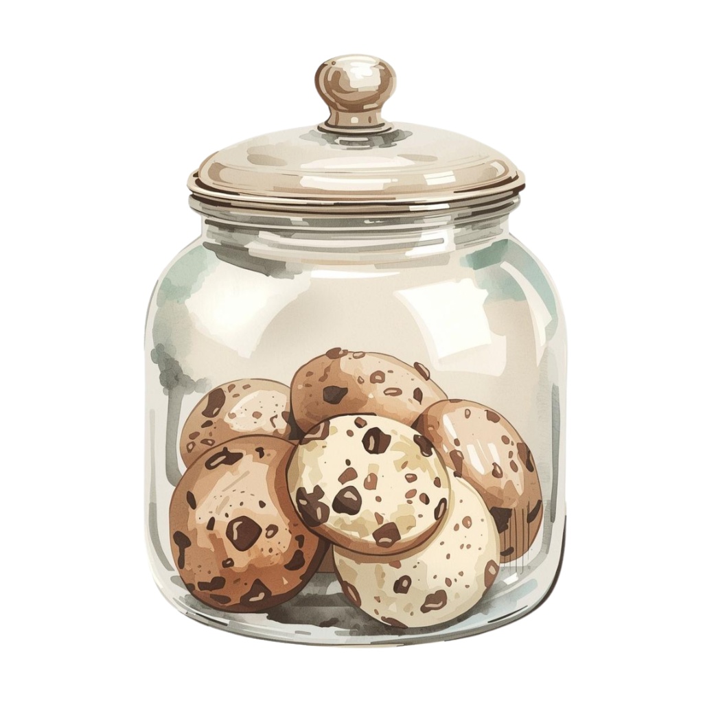 【淡色カフェシリーズ】水彩アンティーク風カフェ×女の子クリップアートセット(全9種)¦PNG背景透過