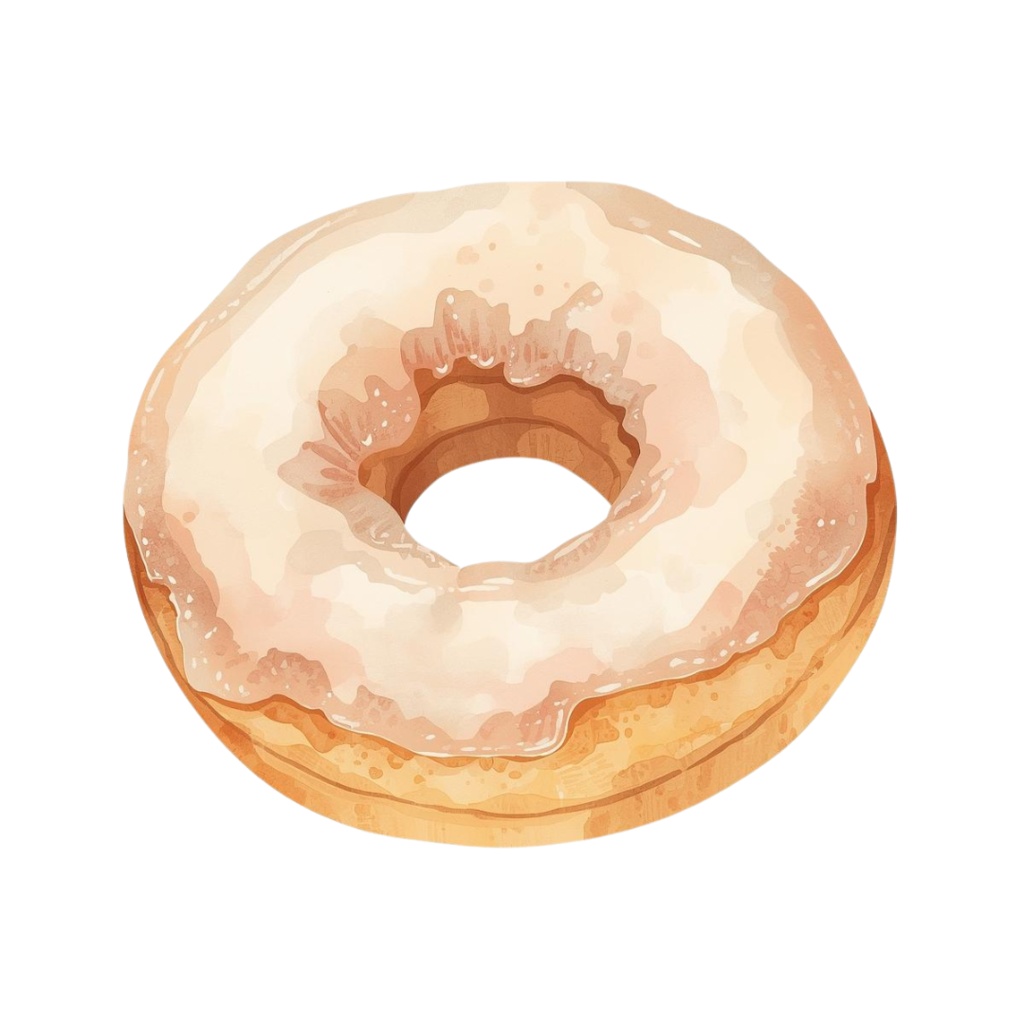 【淡色カフェシリーズ】水彩アンティーク風カフェ×女の子クリップアートセット(全9種)¦PNG背景透過