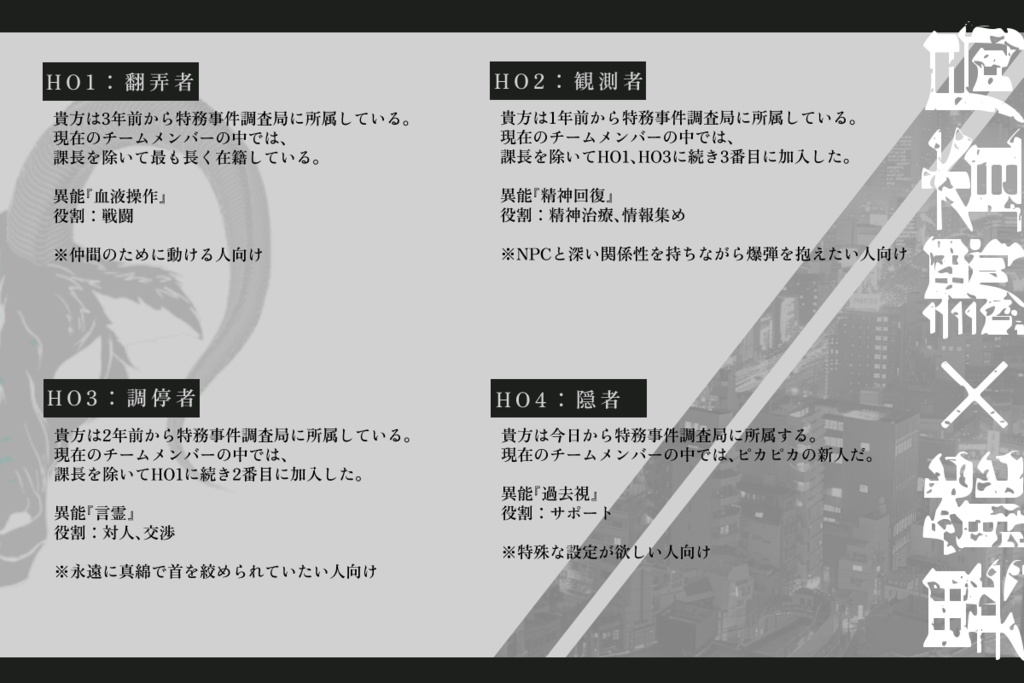 【CoC6版】蠱る世界のスケープゴート SPLL:E195079