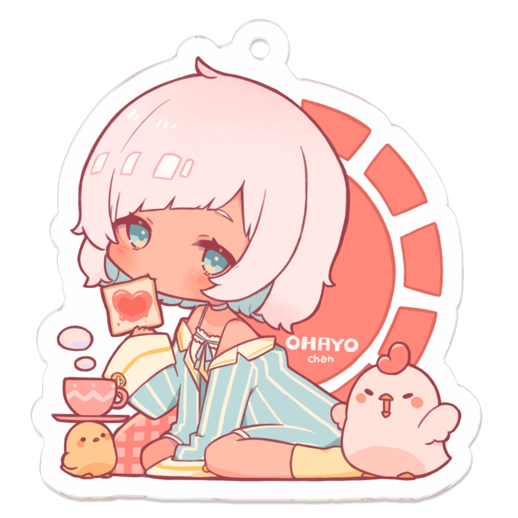 おはようちゃんキーホルダー