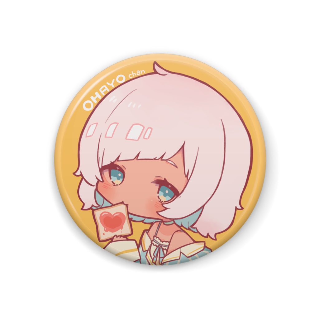 おはようちゃん缶バッチ