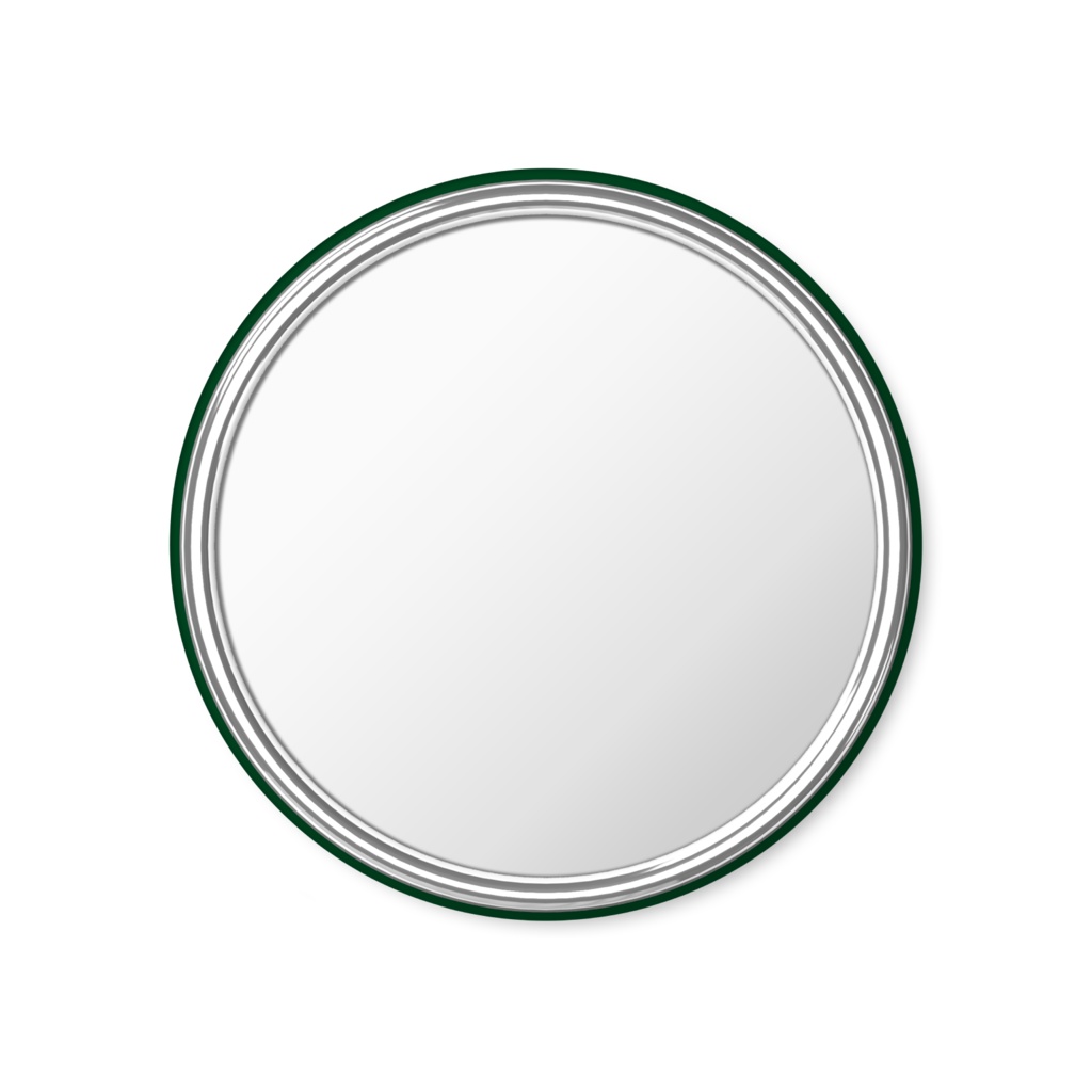 【喫茶スイートピー】ミラーグリーンロゴ