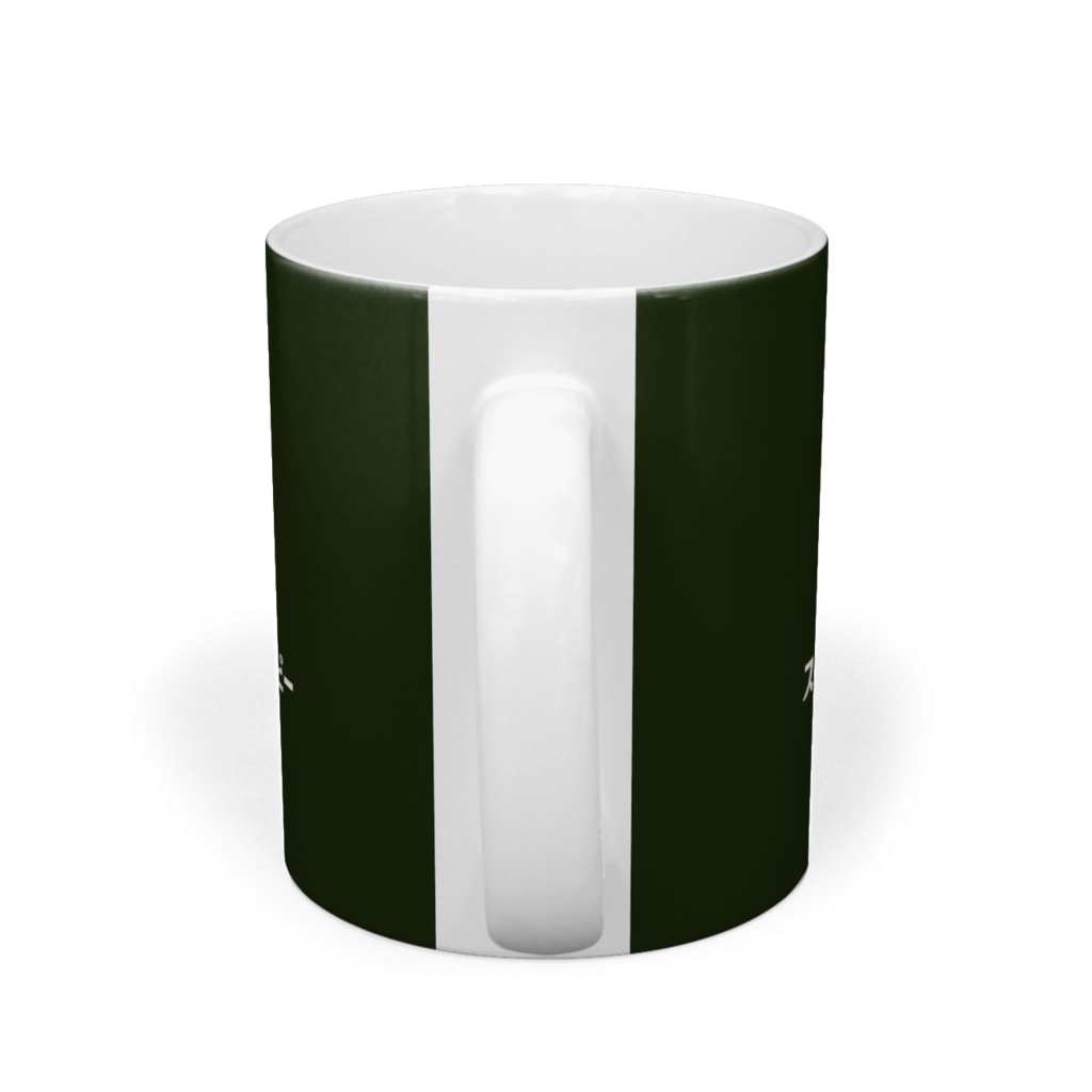 【喫茶スイートピー】マグカップ グリーンロゴ