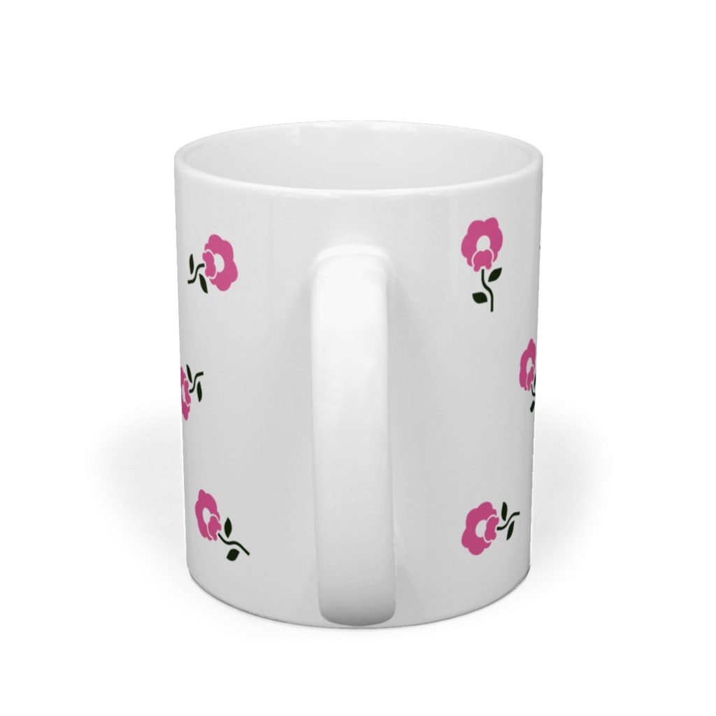 【喫茶スイートピー】マグカップ ホワイト総柄