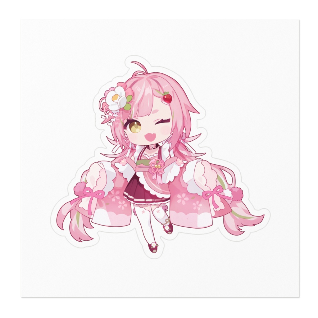 Vtuber 佐透直 ステッカー