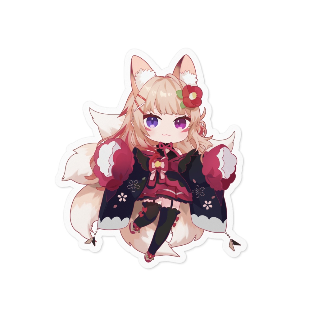 Vtuber 玖世縁 ステッカー