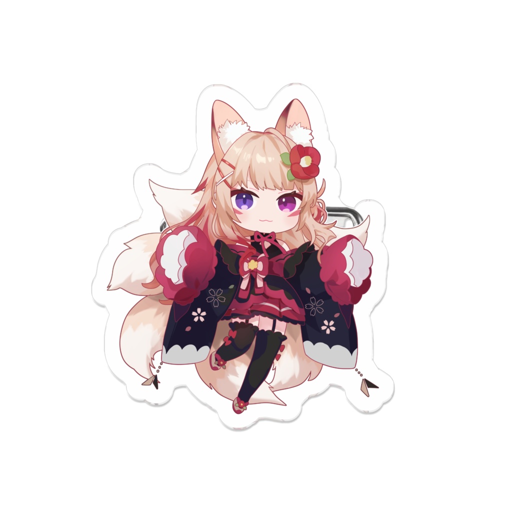 【Vtuber】玖世縁 アクリルバッジ