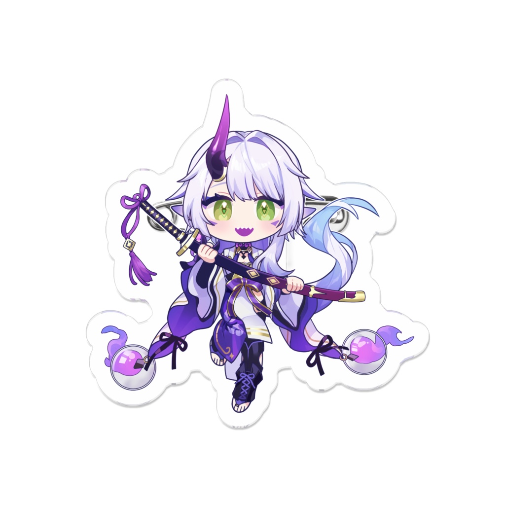 【Vtuber】百鬼夜行 アクリルバッジ