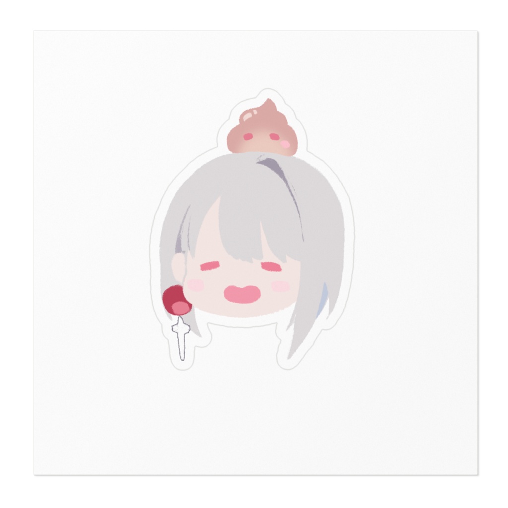 【Vtuber】朝霞アルフ うんスラONステッカー