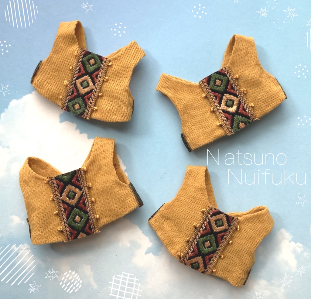 2wayフリルキャミソールとタンクトップ