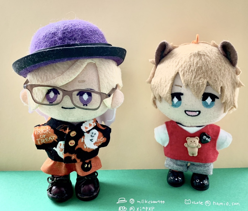 ハロウィンシャツとスカート