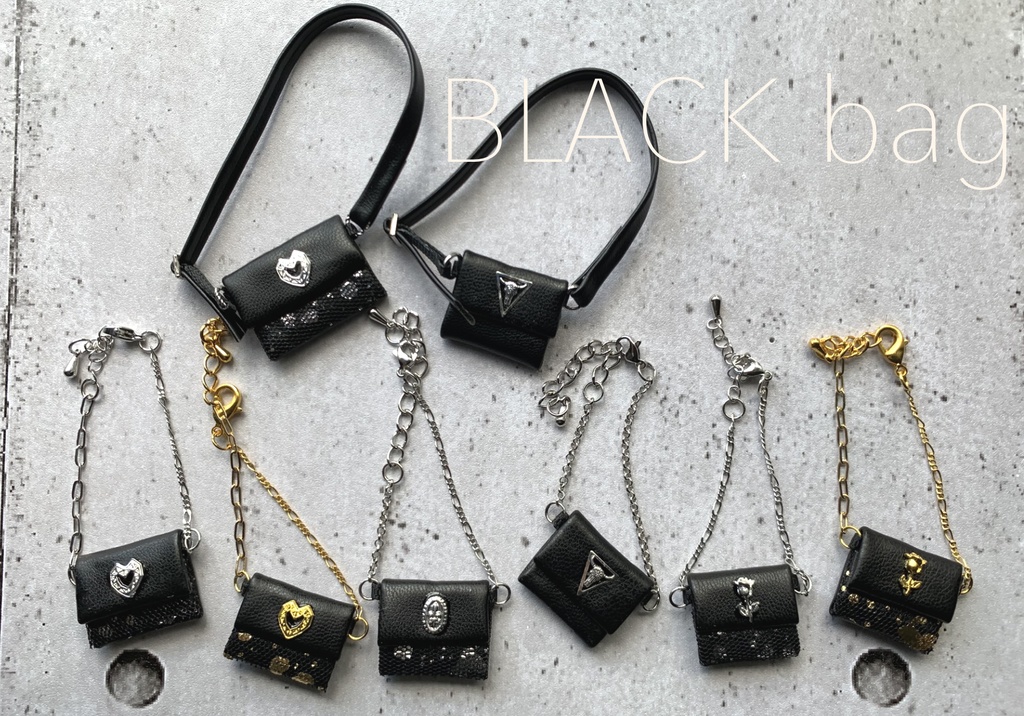 BLACK×GOLD、BLACK×SILVER Bag