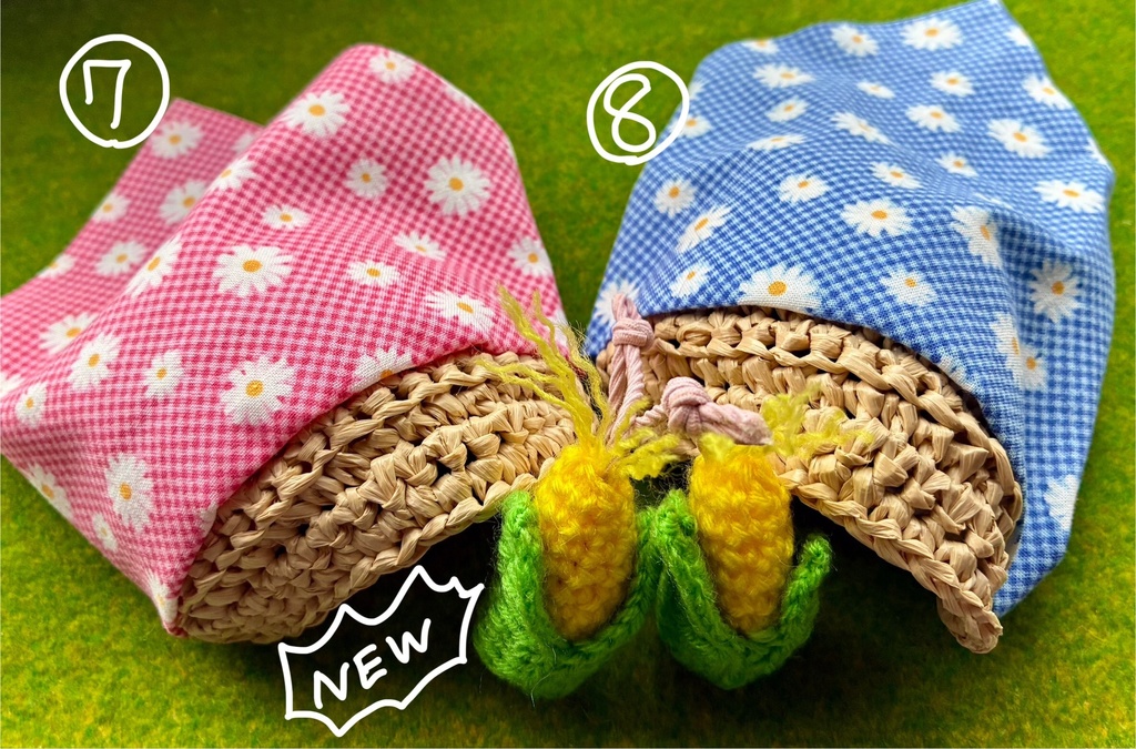 農作業帽子と背負えるとうもろこしセット