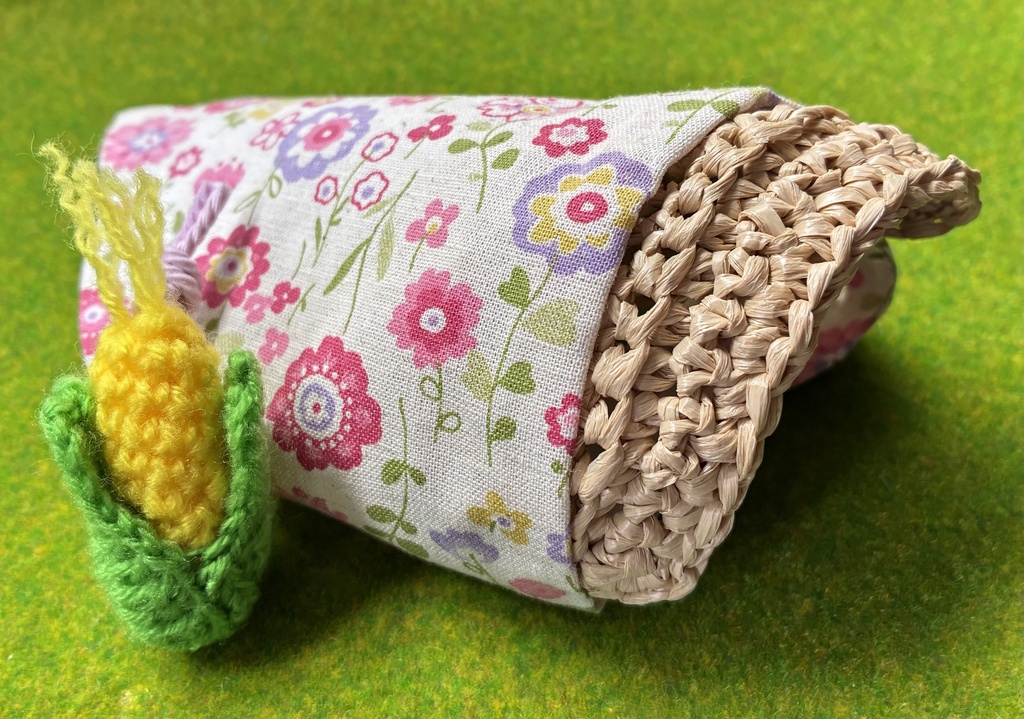 農作業帽子と背負えるとうもろこしセット