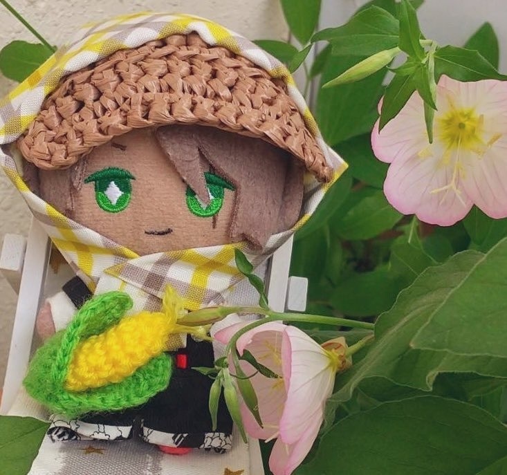 農作業帽子と背負えるとうもろこしセット