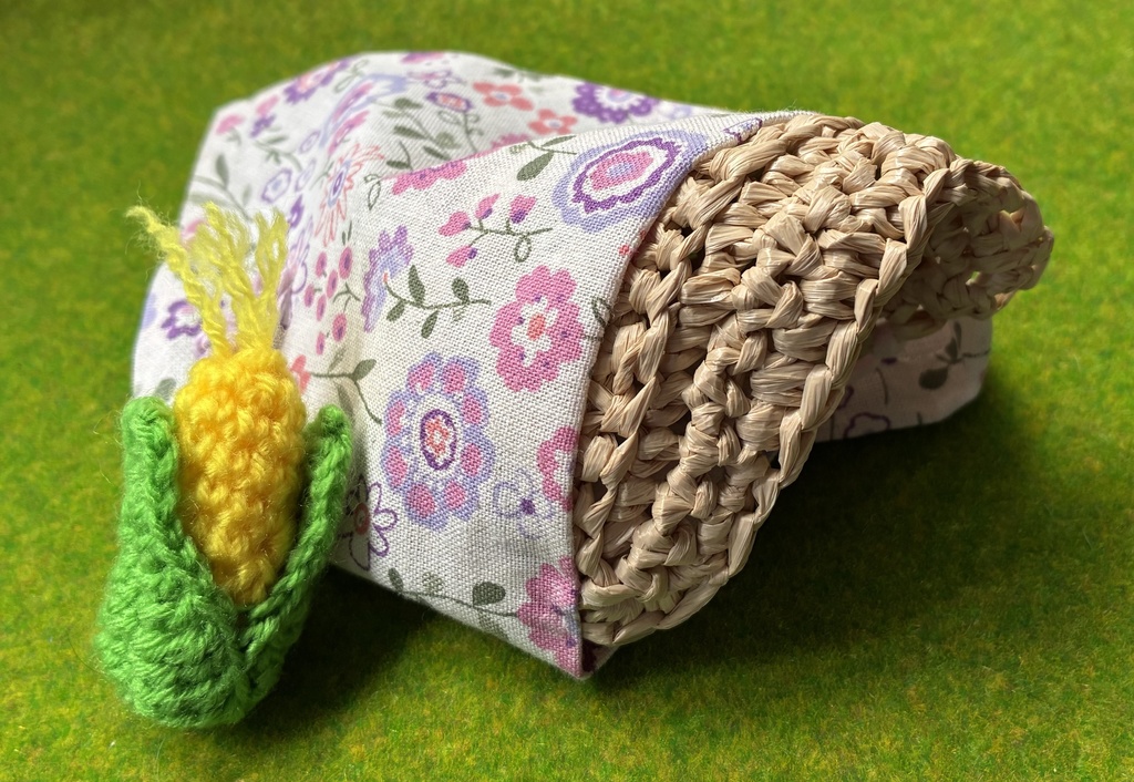 農作業帽子と背負えるとうもろこしセット