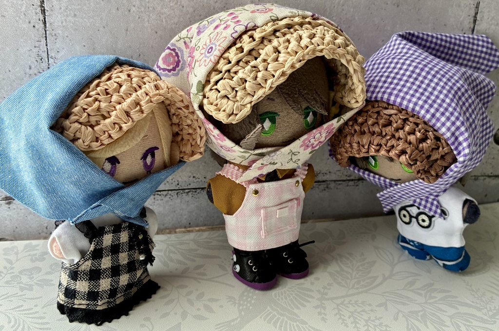 農作業帽子と背負えるとうもろこしセット