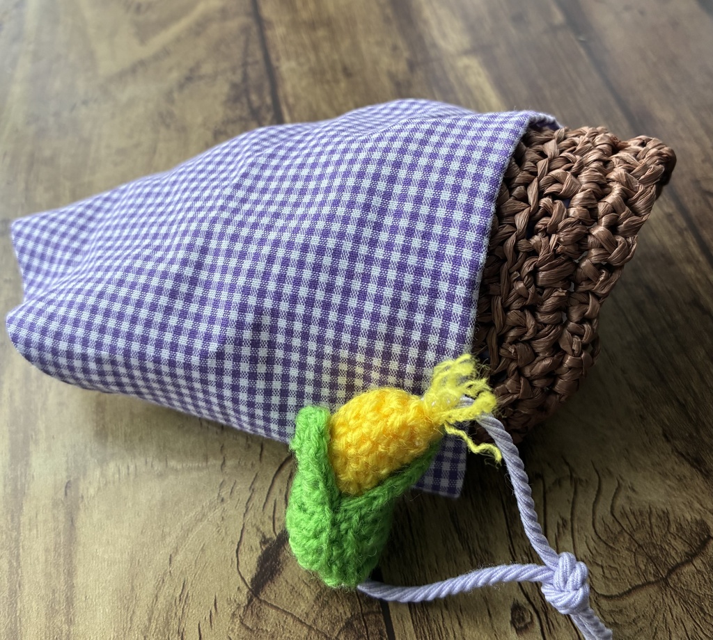 農作業帽子と背負えるとうもろこしセット