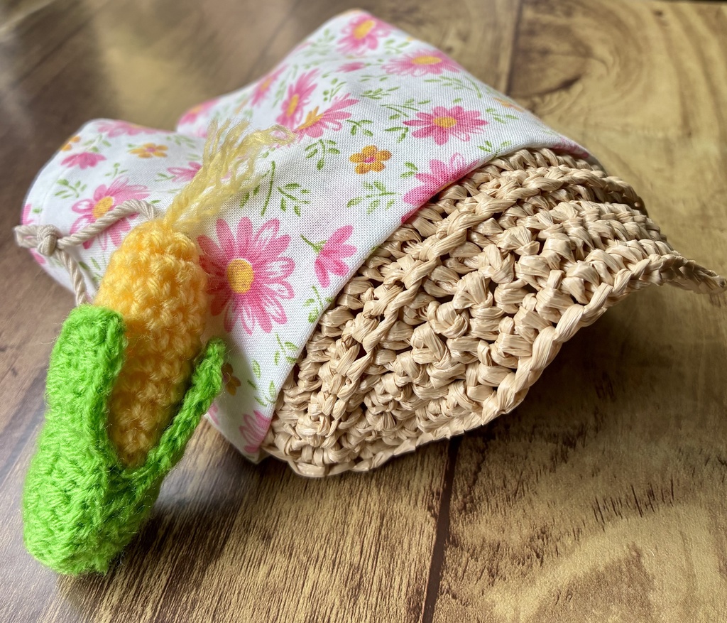 農作業帽子と背負えるとうもろこしセット🌽(15センチぬい用)