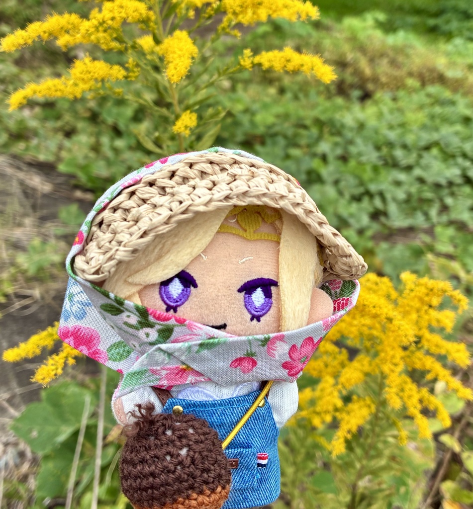 農作業帽子と秋の味覚セット