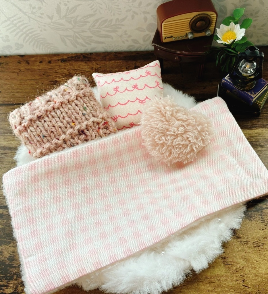 くつろぎラグセットもふもふ