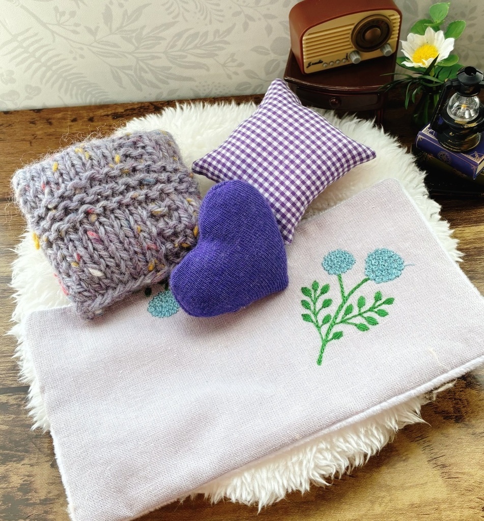 くつろぎラグセットもふもふ