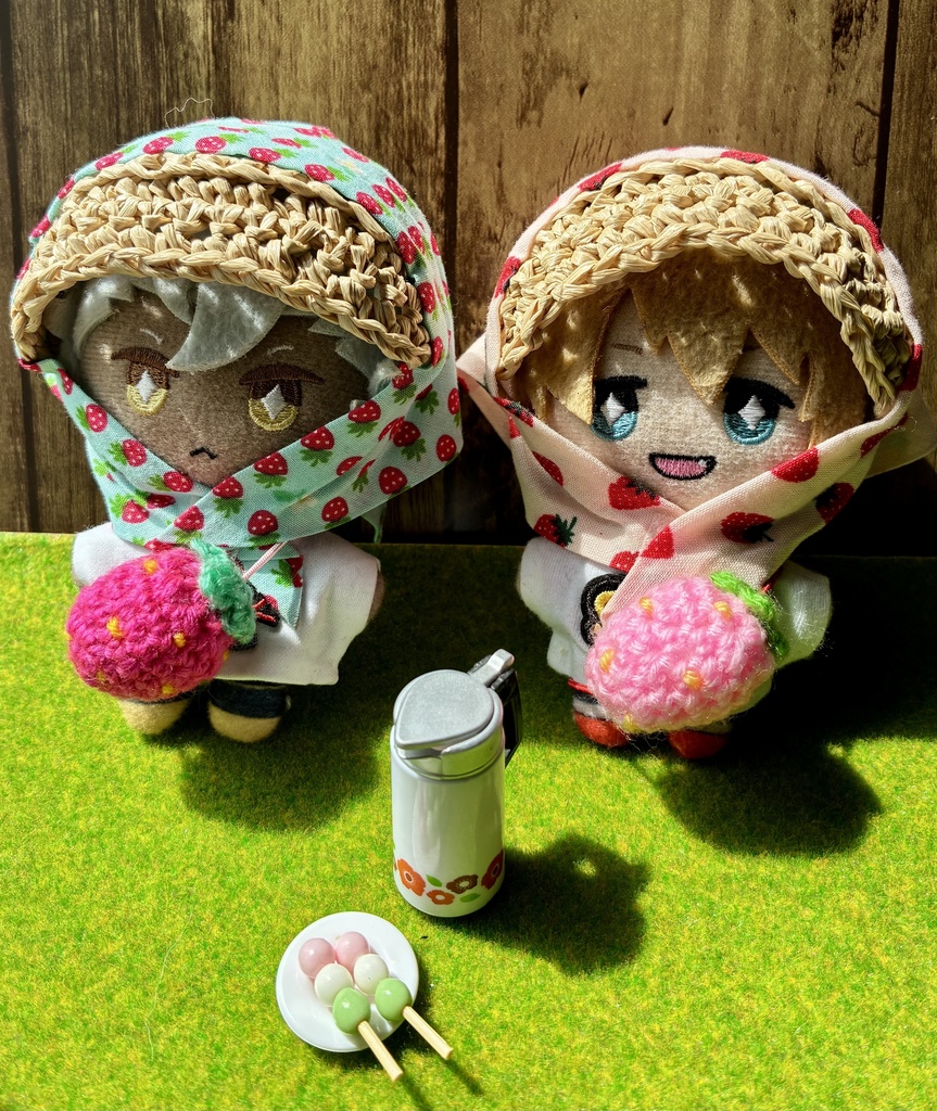 農作業帽子🍓と春いちごセット