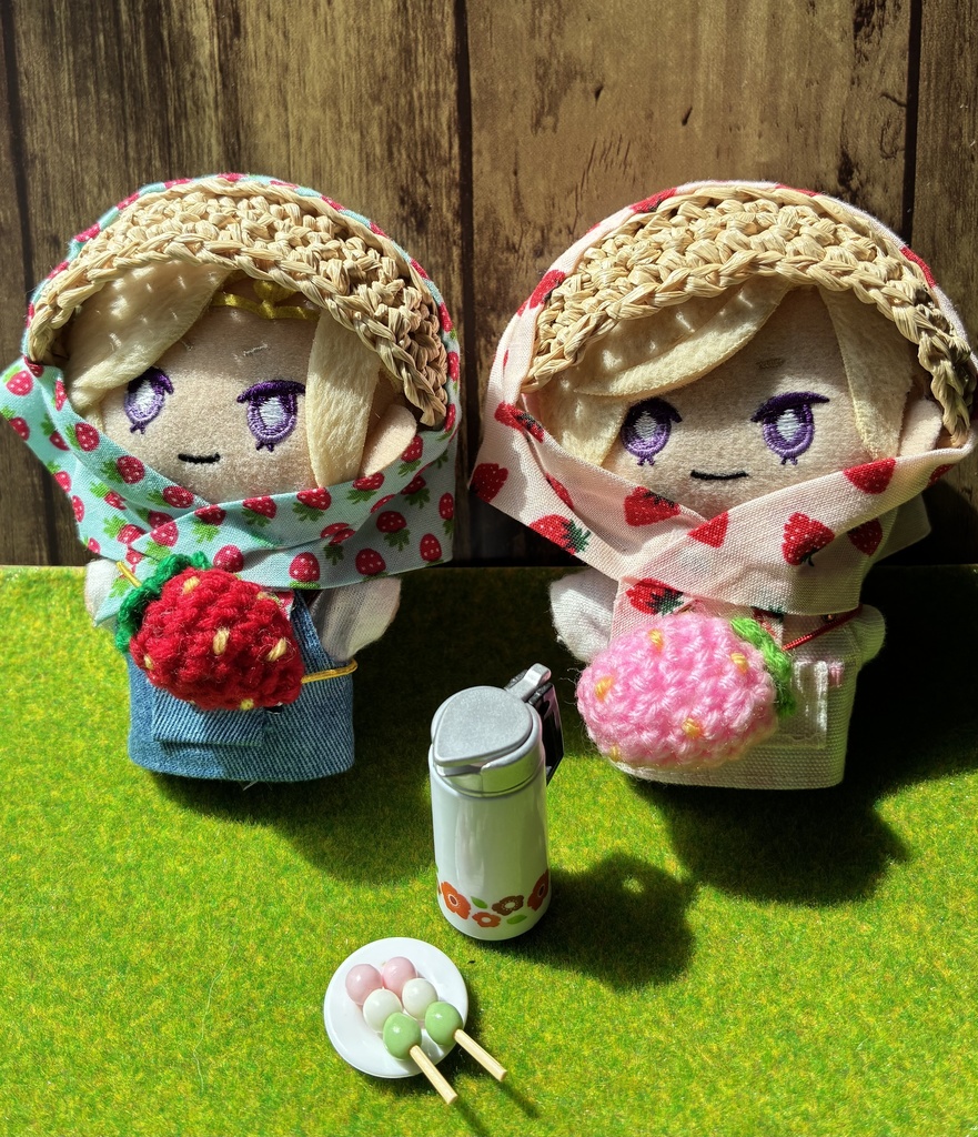 農作業帽子🍓と春いちごセット