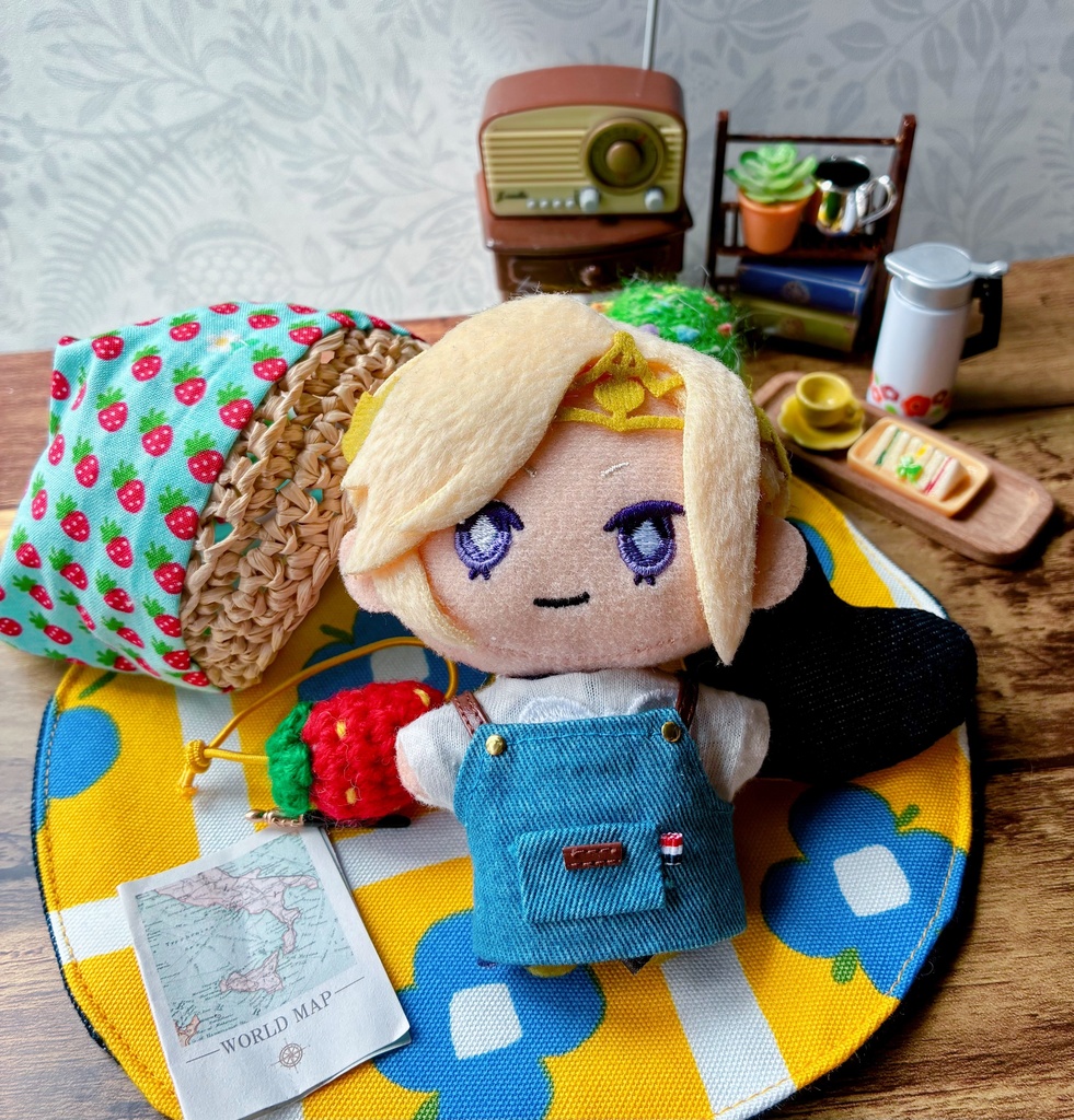 春のレトローフラワーラグセット