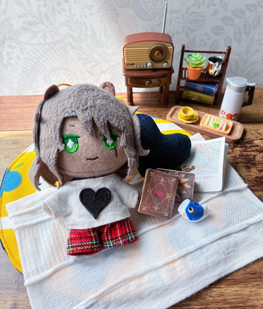 春のレトローフラワーラグセット