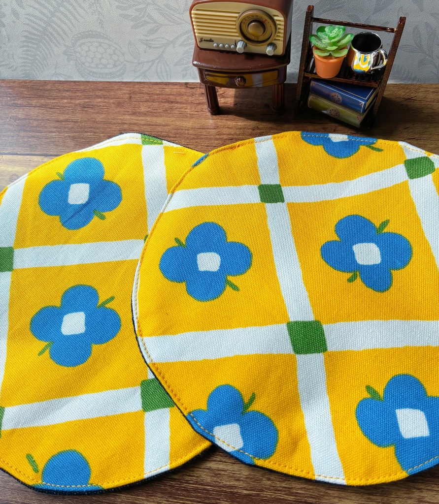 春のレトローフラワーラグセット