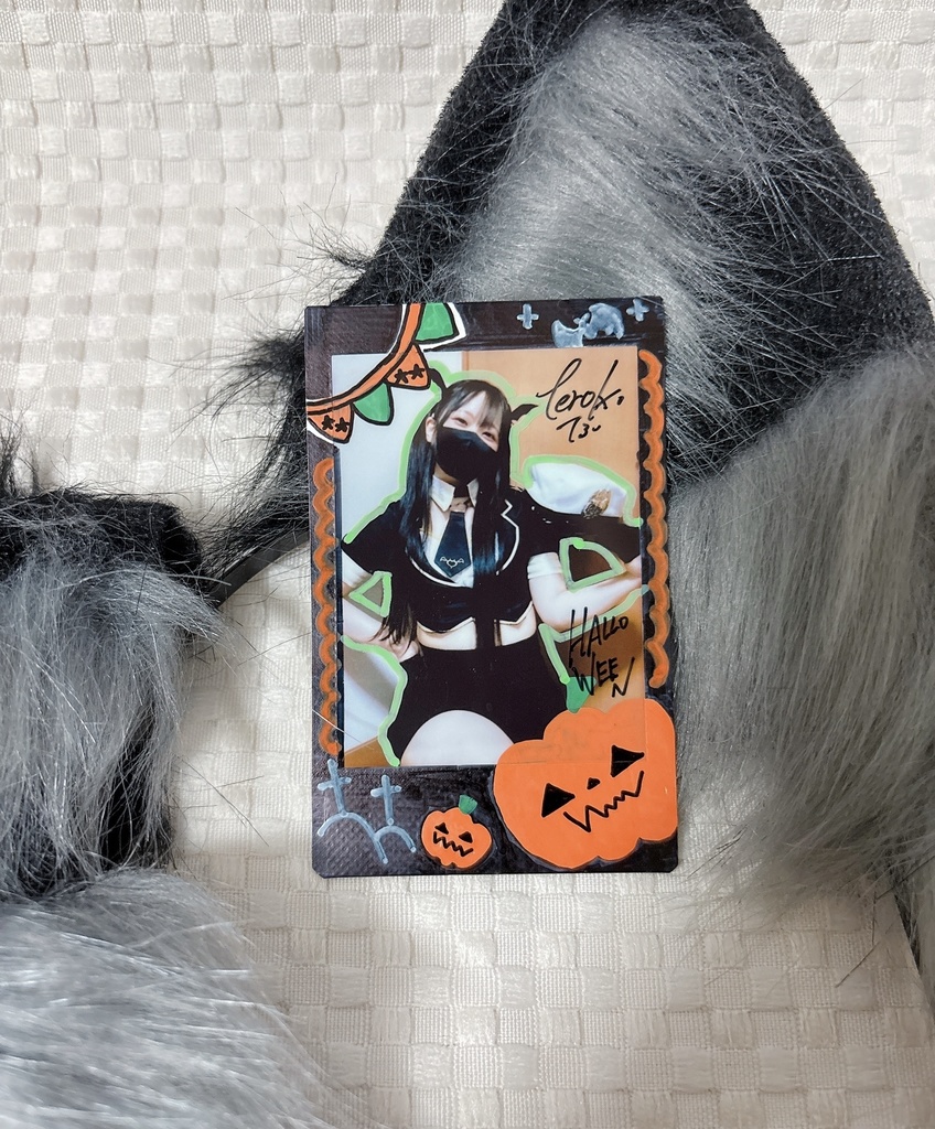 【チェキ】ポリス【ハロウィン】サイン&落書きＨ