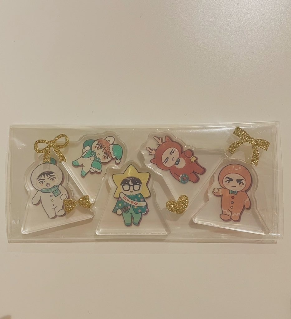 🎄うさちゃんずさんたちのアクリルミニブロック