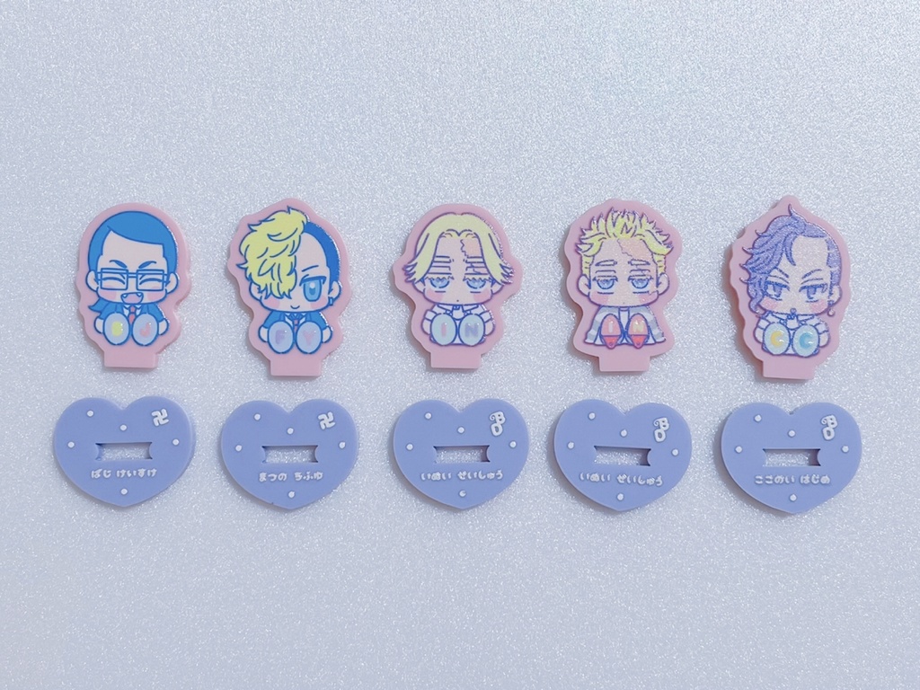 ミニ卍アクスタ：その３（制服のばじふゆ＆イヌピー＆ココ）